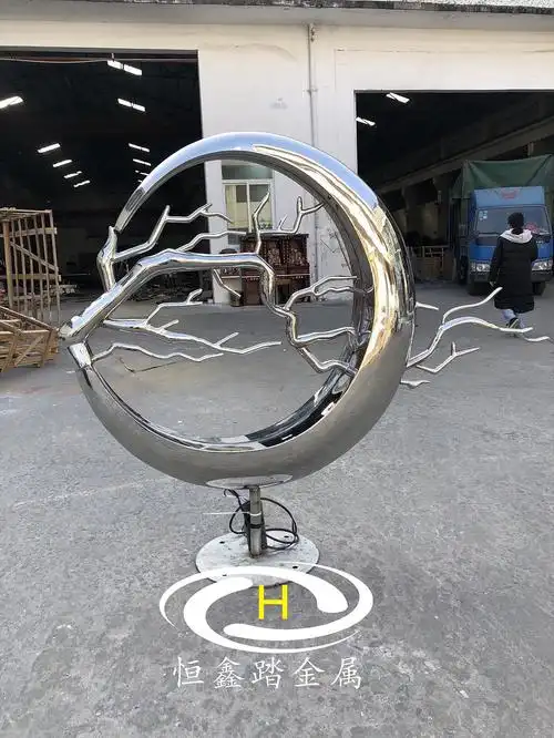 不锈钢圆环雕塑抽象不锈钢圆环造型雕塑厂家理论与实践