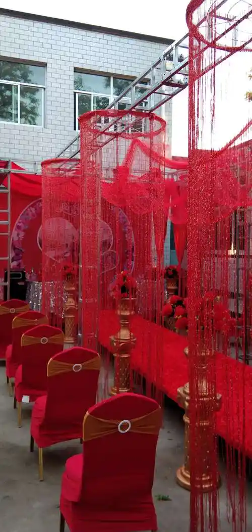 金百合婚庆策划 小院婚礼现场