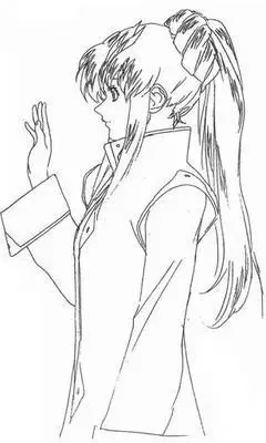 男生女生侧面的简笔画