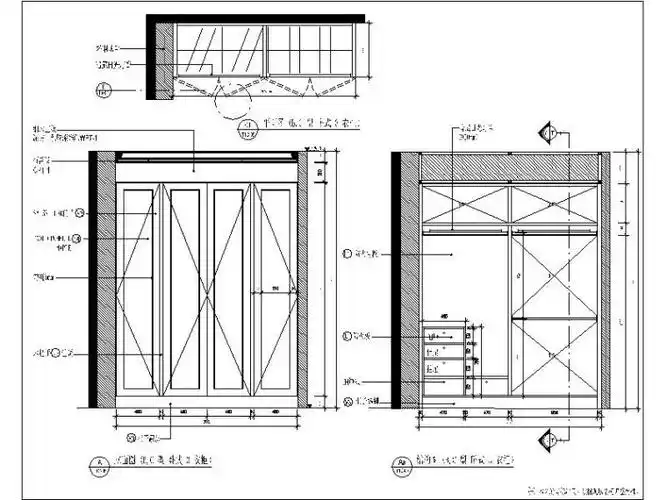 分享cad衣柜立面图下载资料下载