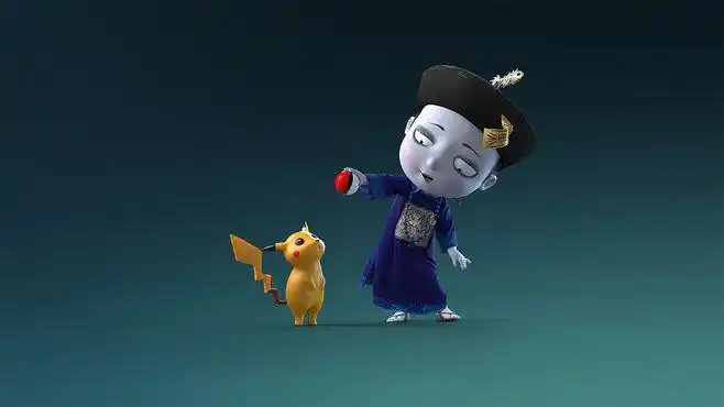 萌萌的僵尸高清桌面小清新精灵球皮卡丘宠物小精灵大师球pokemongo抓