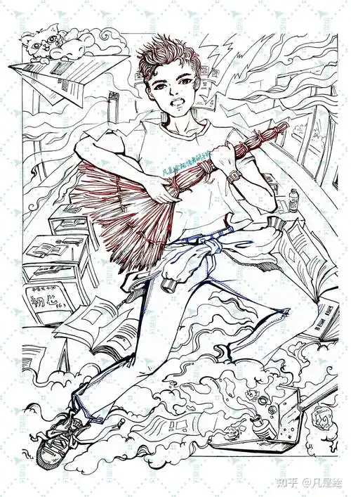 视觉传达考研手绘舞动青春主题快题设计