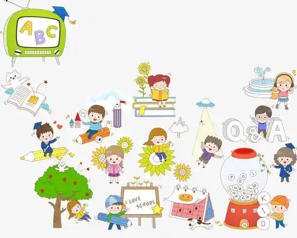 幼儿园卡通元素