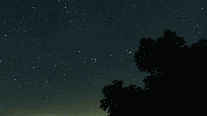 自驾路上的那个星空