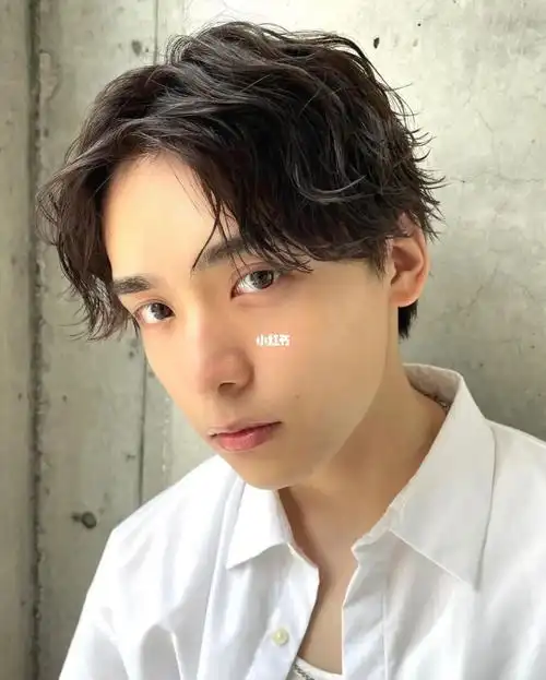 烫发#男生中分发型#男生纹理烫#日系男生发型#上海男生日系烫发sen