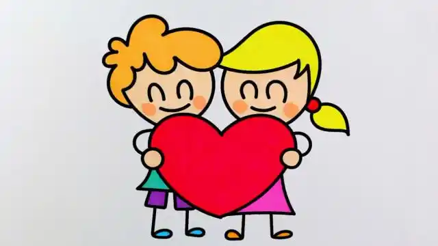 可爱的男生女生简笔画儿歌