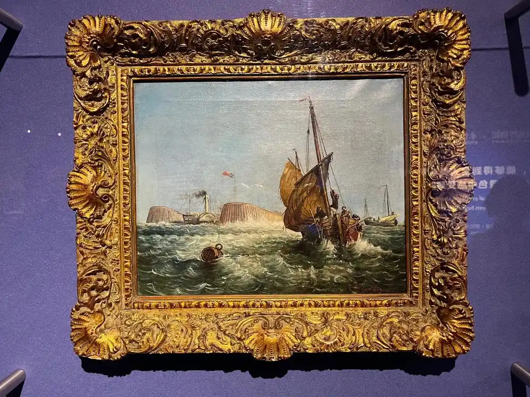 19世纪外国油画.19世纪外国油画帆船7715#带你走进画里 # - 抖音