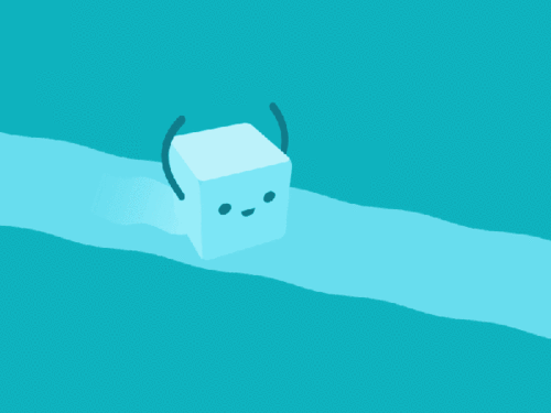 充满乐趣的gif插图,简约可爱 萌的不要不要的