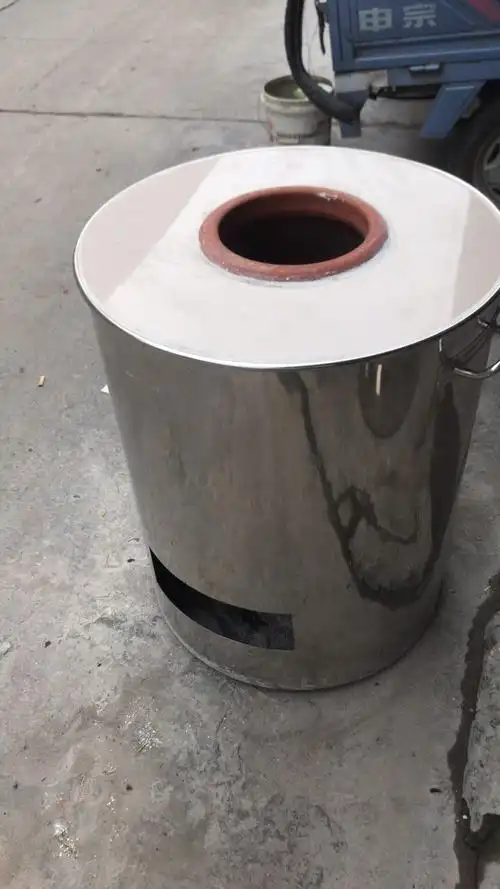 商用锅盔炉子燃气锅盔炉子液化气烧饼炉 银色 不锈钢燃气炉子【图片