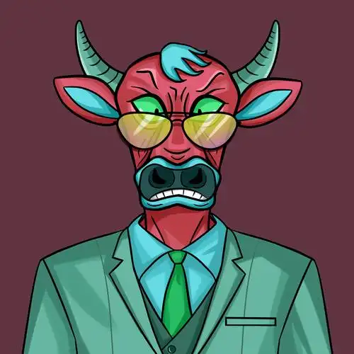 滑稽牛拟人nft头像