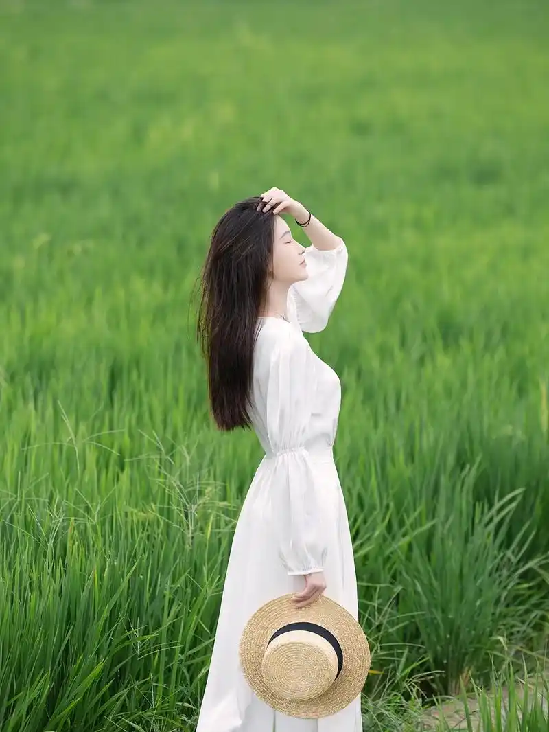 稻田人像美姿分享,7个动作,拍照清新脱俗很好看