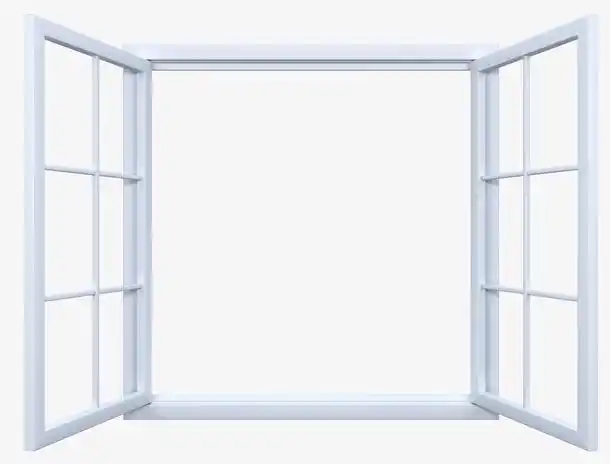 浅蓝色的窗户效果图素材免费下载_觅元素