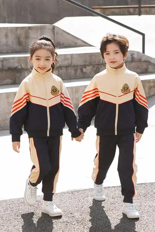 件套小学生校服春秋秋装三件儿童纯棉班服套装校服