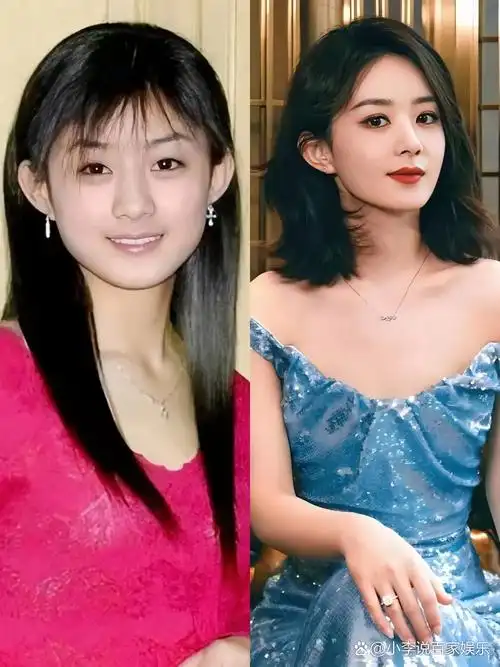 成名前图片赵丽颖被区别对待赵丽颖整容前后对比赵丽颖整容前后