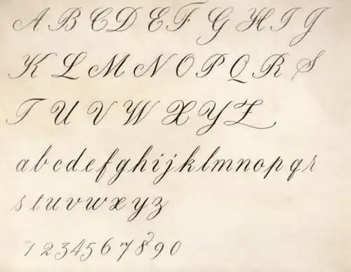 好看的英语手写体和它的故事