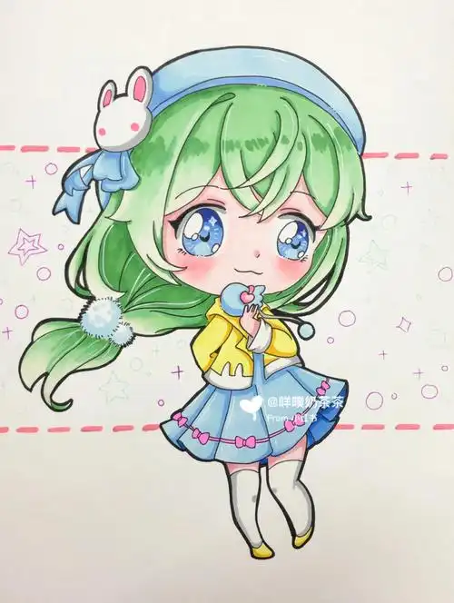绘画  #马克笔  #q版人物  #动漫  #寻找小红书绘画大神  #动漫手绘