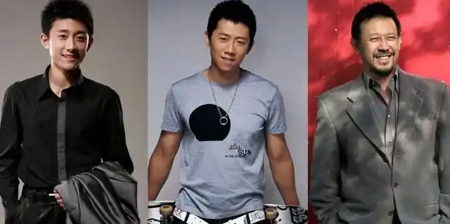 张一山(左),夏雨(中)和姜文(右)