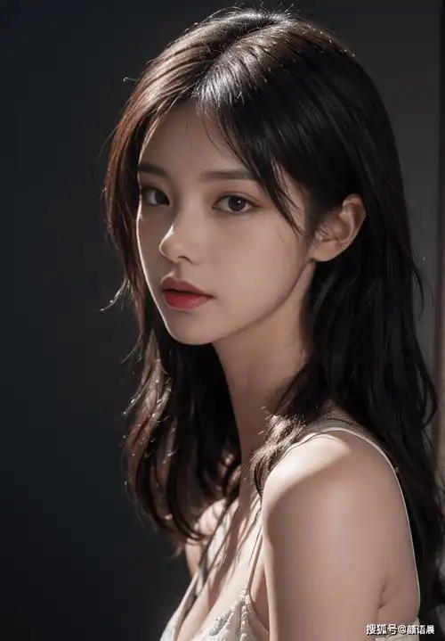 高清美女壁纸,唇红齿白皮肤白皙的吊带裙大眼素颜美女_女性_魅力_眼睛