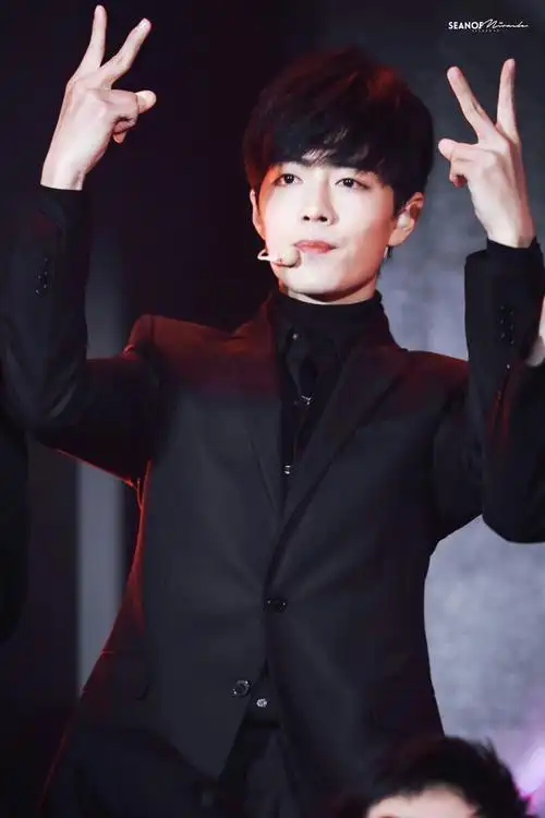 肖战黑西装多套