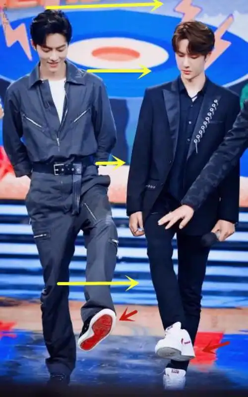 王一博多高真实身高肖战184王一博180