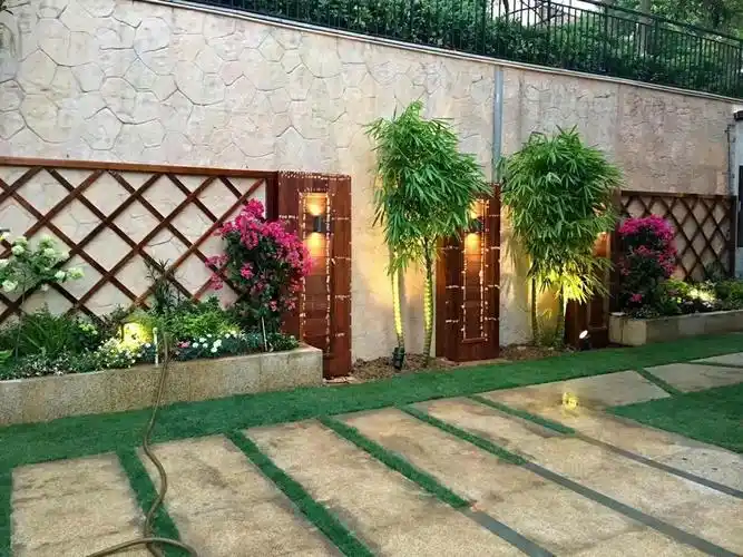 别墅庭院效果图参考