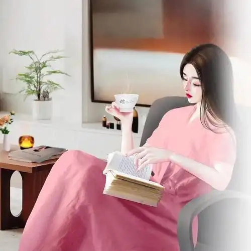 温婉尔雅的女人头像女人侧脸看书的头像