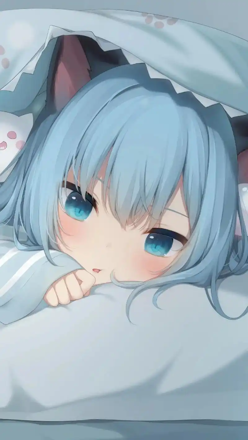 二次元#猫系女友 #猫耳朵少女  - 抖音