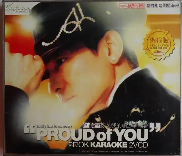 刘德华 你是我的骄傲演唱会卡拉ok 海报版2vcd