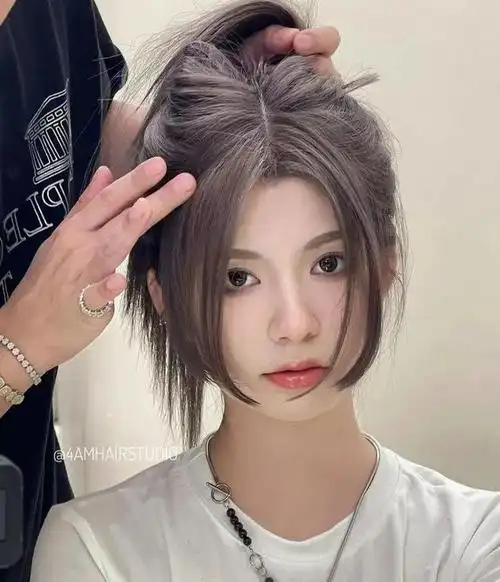 发想要美,记得剪个八字刘海:瘦脸显时尚|脸型|妆容|发型师_网易订阅