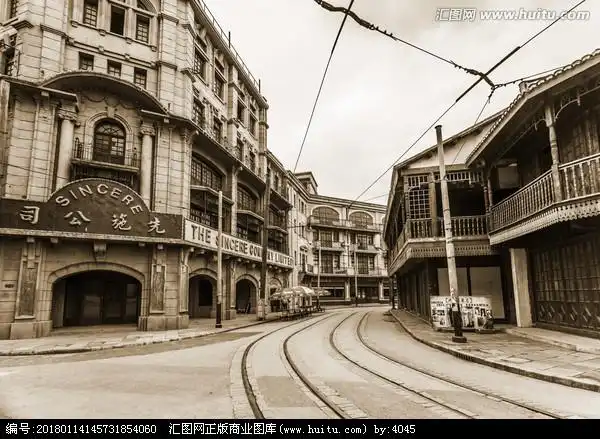 老上海旧上海建筑街景复古怀旧