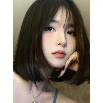 phaeton白金色假发女短发夏季lolita减龄波波头高颅顶蓬松全头套显