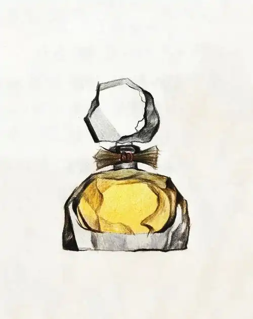 手绘香水瓶|纯艺术|绘画|李炸裂_原创作品-站酷zcool