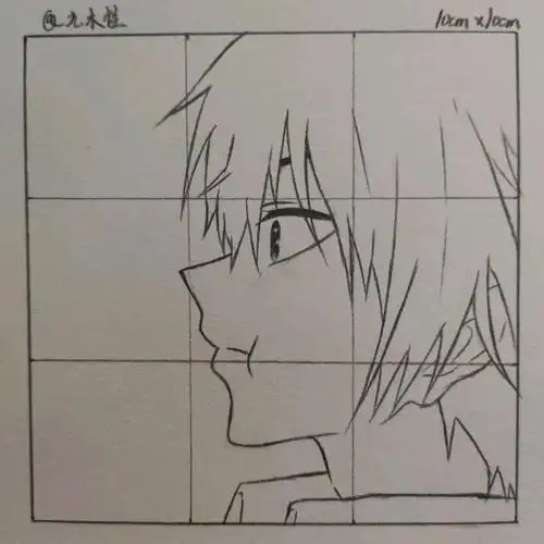 动漫男生绘画教程