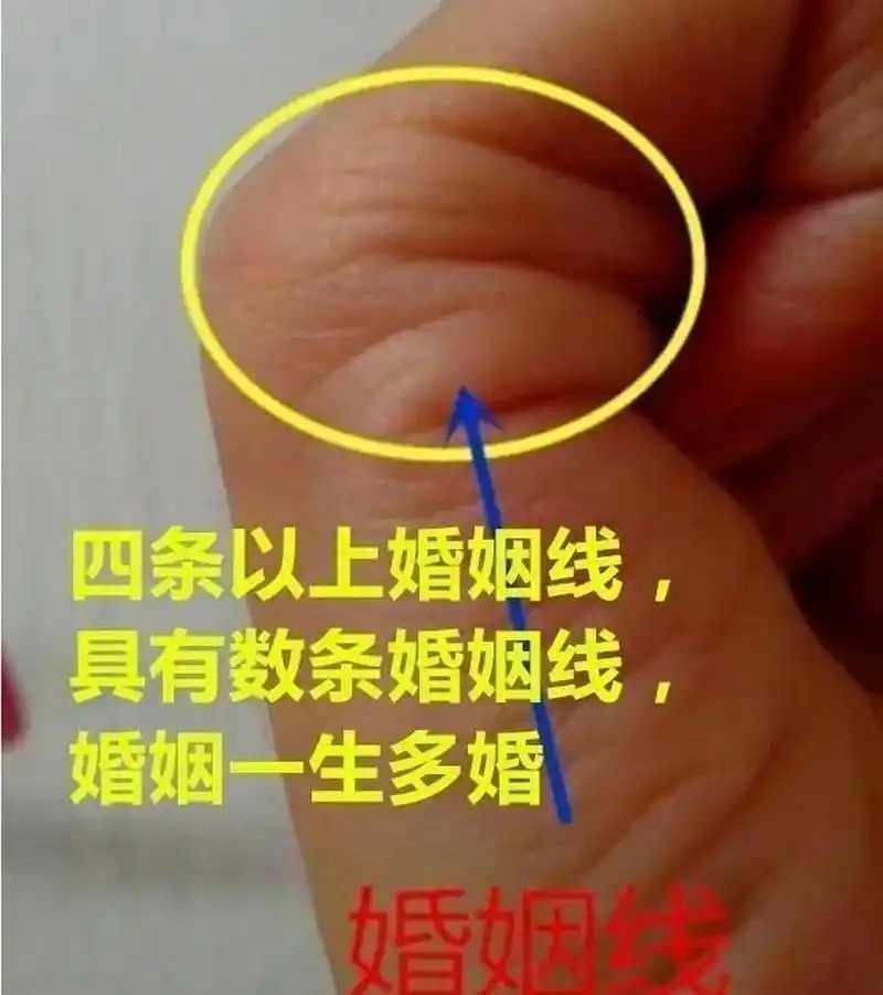 婚姻线看子女多少  婚姻线就是观察婚姻情形的掌纹,婚嫁线位于小指