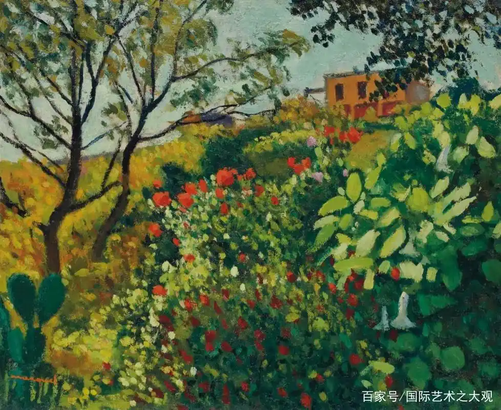 法国艺术家阿尔贝·马尔凯 怀乡的,单纯的自然主义绘画作品