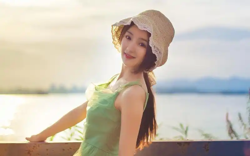 清新性感美女写真图片桌面壁纸高清大图预览1920x1200_美女壁纸下载