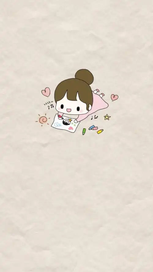 卡通 可爱 小清新 手绘 插画 软萌 森系 文艺 情侣 平铺 日韩 素材