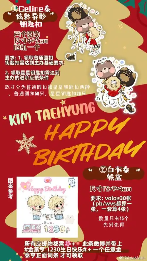 金泰亨 1230生日快乐##金泰亨为爱而生