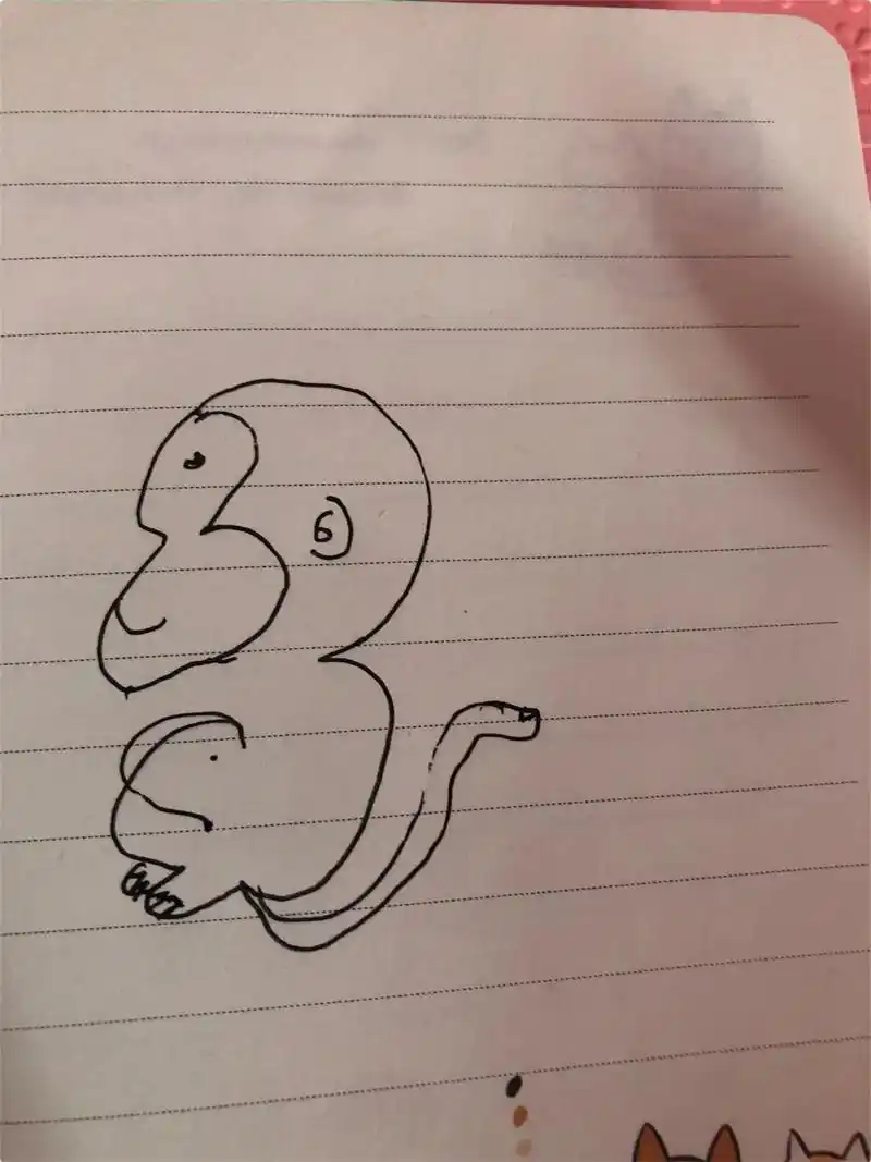 笑死我了.画猴子#简笔画  - 抖音