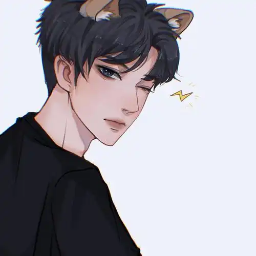 2021情侣手绘头像两张一组