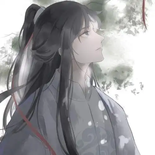 动漫头像动漫男头治愈插画小清新古风仙气帅气