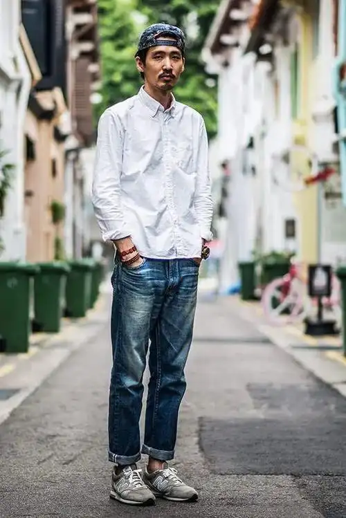 男士牛仔裤别乱选,瞧今年流行的5种穿搭样式,潮流又高级_腾讯新闻