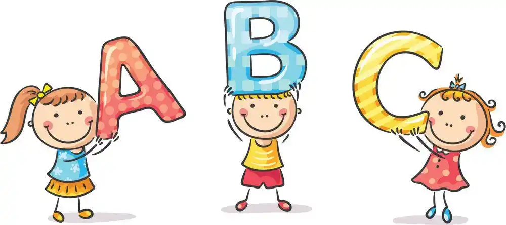 卡通英文字母图片