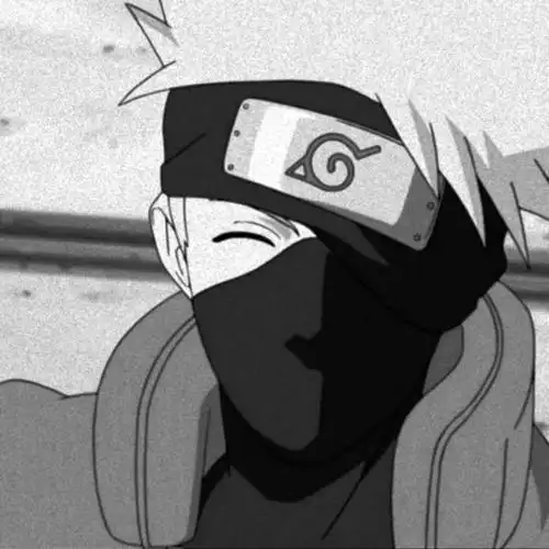 火影忍者 #黑白头像 #卡卡西 #素质拿图