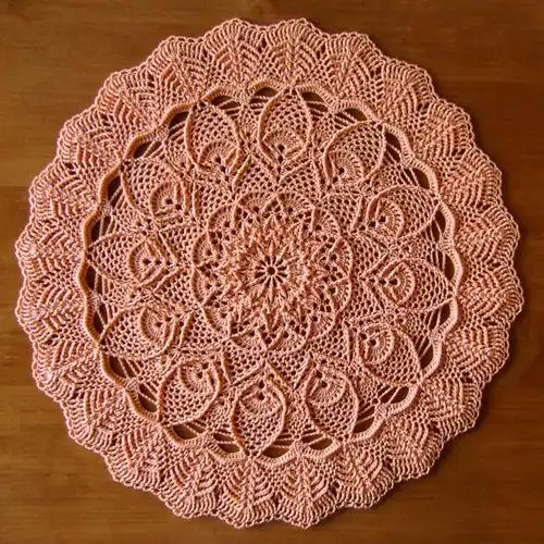 钩针桌布 - 柳芯飘雪 - 柳芯飘雪的博客