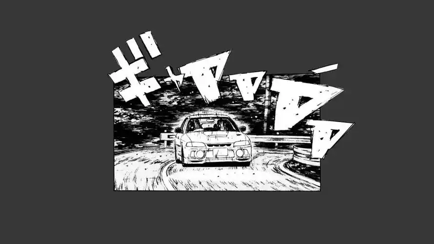 头文字d怀旧风黑白漫画创意设计,高清图片,电脑桌面-壁纸族