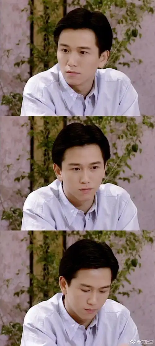 温兆伦好帅,他有着一种忧郁的气质