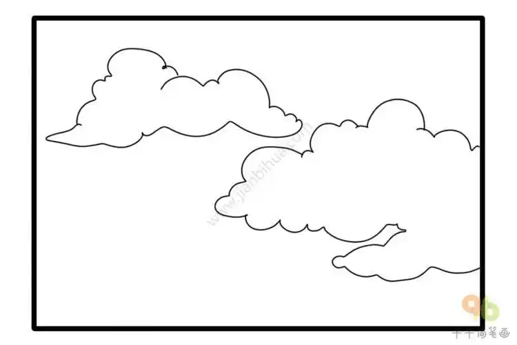天空简笔画画白天的天空简笔画天空简笔画图片教程天空简笔画图片教程