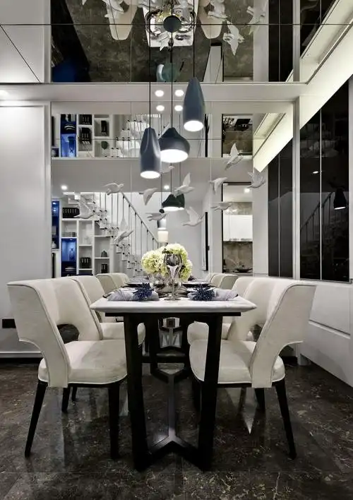 现代简约餐厅装修效果图
