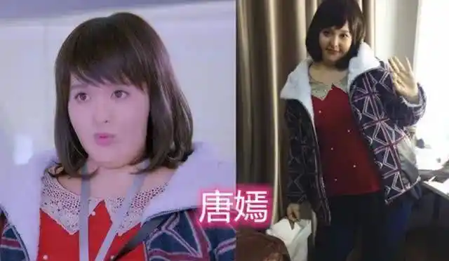 唐嫣的身材也是很苗条的,但她在《克拉恋人》这部剧里,也饰演过胖子的
